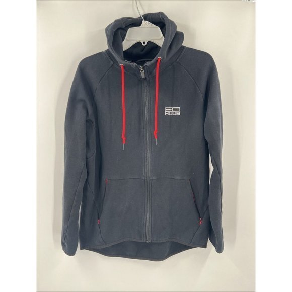 HUUB TRAINING Hooded Sweatshirt Hoodie with Scuba Brand Sz L Warm Full Zip - Picture 2 of 10